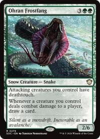 Ohran Frostfang - Commander: Secrets of Strixhaven - Magic: The Gathering card