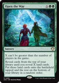 Open the Way - Commander: Secrets of Strixhaven - Magic: The Gathering card