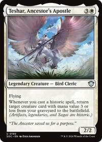 Teshar, Ancestor's Apostle - Commander: Secrets of Strixhaven - Magic: The Gathering card