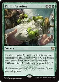 Pest Infestation - Commander: Secrets of Strixhaven - Magic: The Gathering card