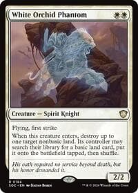 White Orchid Phantom - Commander: Secrets of Strixhaven - Magic: The Gathering card