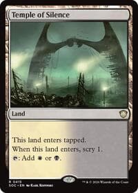 Temple of Silence - Commander: Secrets of Strixhaven - Magic: The Gathering card