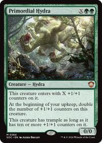 Primordial Hydra - Commander: Secrets of Strixhaven - Magic: The Gathering card
