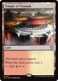 Temple of Triumph - Commander: Secrets of Strixhaven - Magic: The Gathering card