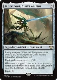 Bitterthorn, Nissa's Animus - Commander: Secrets of Strixhaven - Magic: The Gathering card