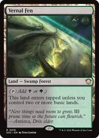 Vernal Fen - Commander: Secrets of Strixhaven - Magic: The Gathering card