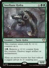 Steelbane Hydra - Commander: Secrets of Strixhaven - Magic: The Gathering card