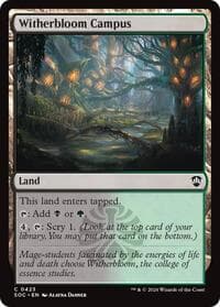 Witherbloom Campus - Commander: Secrets of Strixhaven - Magic: The Gathering card