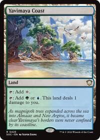 Yavimaya Coast - Commander: Secrets of Strixhaven - Magic: The Gathering card