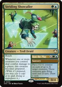 Striding Shotcaller - Commander: Secrets of Strixhaven - Magic: The Gathering card