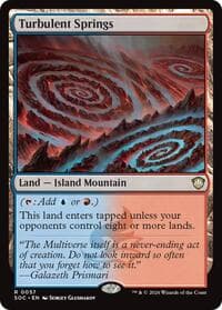 Turbulent Springs - Commander: Secrets of Strixhaven - Magic: The Gathering card