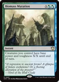 Biomass Mutation - Commander: Secrets of Strixhaven - Magic: The Gathering card
