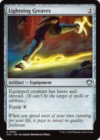 Lightning Greaves - Commander: Secrets of Strixhaven - Magic: The Gathering card