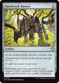 Patchwork Banner - Commander: Secrets of Strixhaven - Magic: The Gathering card