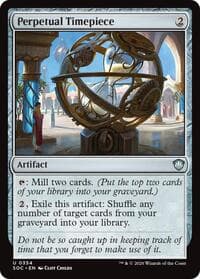 Perpetual Timepiece - Commander: Secrets of Strixhaven - Magic: The Gathering card