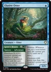 Elusive Otter - Commander: Secrets of Strixhaven - Magic: The Gathering card