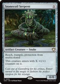 Stonecoil Serpent - Commander: Secrets of Strixhaven - Magic: The Gathering card