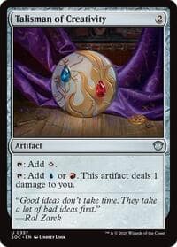Talisman of Creativity - Commander: Secrets of Strixhaven - Magic: The Gathering card
