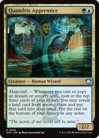 Quandrix Apprentice - Commander: Secrets of Strixhaven - Magic: The Gathering card