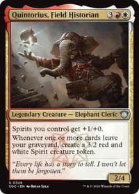 Quintorius, Field Historian - Commander: Secrets of Strixhaven - Magic: The Gathering card