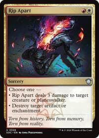 Rip Apart - Commander: Secrets of Strixhaven - Magic: The Gathering card