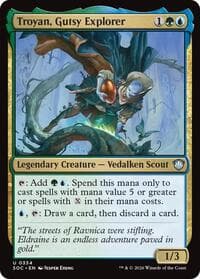 Troyan, Gutsy Explorer - Commander: Secrets of Strixhaven - Magic: The Gathering card