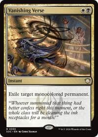 Vanishing Verse - Commander: Secrets of Strixhaven - Magic: The Gathering card