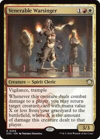 Venerable Warsinger - Commander: Secrets of Strixhaven - Magic: The Gathering card