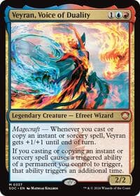 Veyran, Voice of Duality - Commander: Secrets of Strixhaven - Magic: The Gathering card