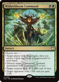 Witherbloom Command - Commander: Secrets of Strixhaven - Magic: The Gathering card