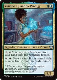 Zimone, Quandrix Prodigy - Commander: Secrets of Strixhaven - Magic: The Gathering card
