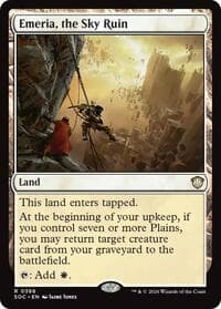 Emeria, the Sky Ruin - Commander: Secrets of Strixhaven - Magic: The Gathering card