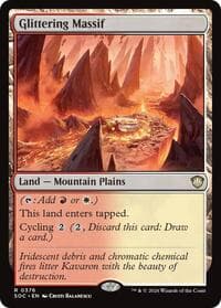 Glittering Massif - Commander: Secrets of Strixhaven - Magic: The Gathering card