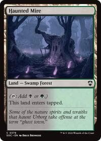 Haunted Mire - Commander: Secrets of Strixhaven - Magic: The Gathering card