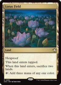 Lotus Field - Commander: Secrets of Strixhaven - Magic: The Gathering card