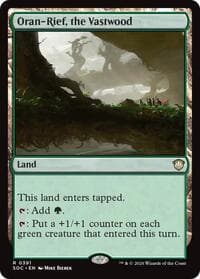 Oran-Rief, the Vastwood - Commander: Secrets of Strixhaven - Magic: The Gathering card
