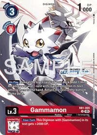 Gammamon - RB1-005 (Ultimate Cup 26-27 Season 1 Top 16) - Resurgence Booster - Digimon Card Game card