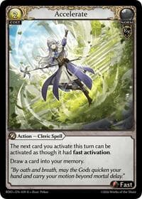 Accelerate - Radiant Origins - Grand Archive TCG card