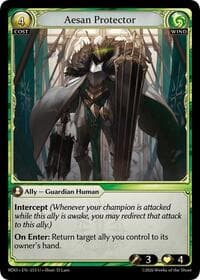 Aesan Protector - Radiant Origins - Grand Archive TCG card