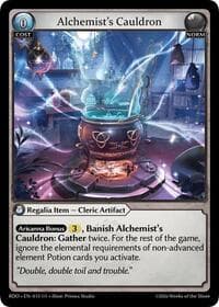 Alchemist's Cauldron - Radiant Origins - Grand Archive TCG card