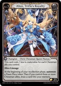Alice, Trifle's Royalty - Radiant Origins - Grand Archive TCG card