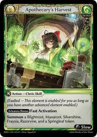 Apothecary's Harvest - Radiant Origins - Grand Archive TCG card