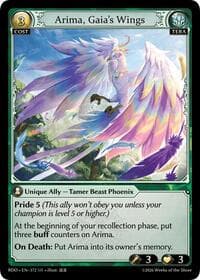 Arima, Gaia's Wings - Radiant Origins - Grand Archive TCG card