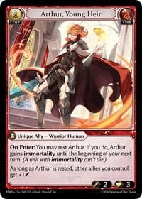 Arthur, Young Heir - Radiant Origins - Grand Archive TCG card