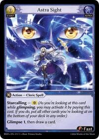 Astra Sight - Radiant Origins - Grand Archive TCG card