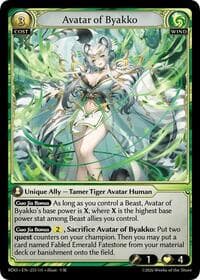 Avatar of Byakko - Radiant Origins - Grand Archive TCG card