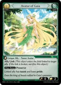 Avatar of Gaia - Radiant Origins - Grand Archive TCG card