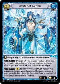 Avatar of Genbu - Radiant Origins - Grand Archive TCG card