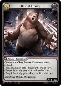 Bestial Frenzy - Radiant Origins - Grand Archive TCG card