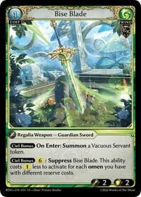 Bise Blade - Radiant Origins - Grand Archive TCG card
